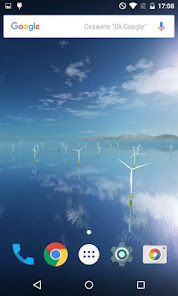 Screenshot 2 Coastal Wind Farm Wallpaper android