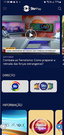 Android application STV Play screenshort