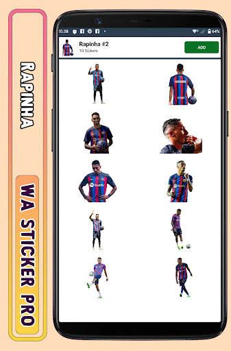 Raphinha - WA Sticker Pro Screen 3