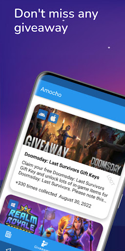Android application Amocho screenshort