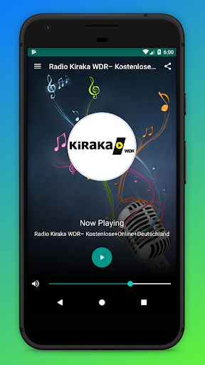 Android application Kiraka Radio WDR App DE Online screenshort