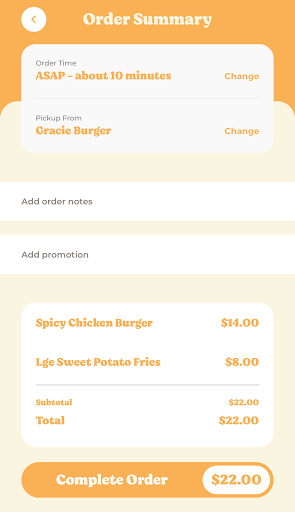 Gracie Burger Screen 3