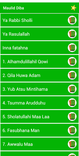 Maulid Diba Lengkap Offline Terjemah  MP3