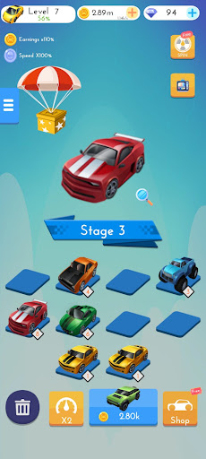 Android application Idle Car Parking Tycoon screenshort