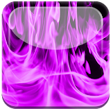 Purple Flame Fire Live WP icon