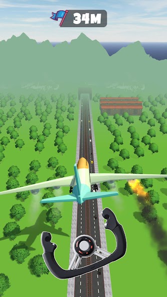Sling Plane 3D - Sky Crash Jet screenshots