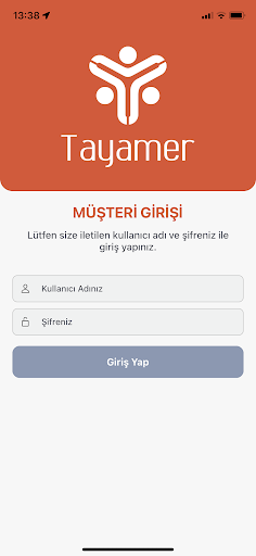 Android application Tayamer screenshort
