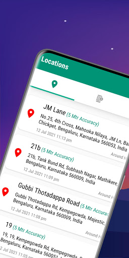 Android application Mobile Tracker By Number screenshort