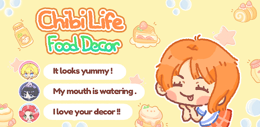 Android application Chibi Life: Food Decor screenshort