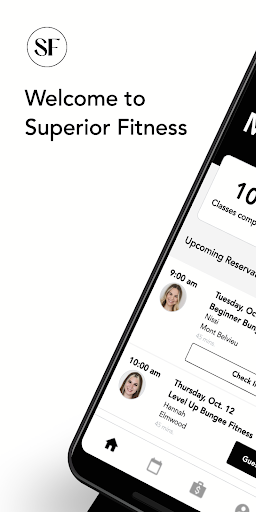Android application Superior Fitness screenshort