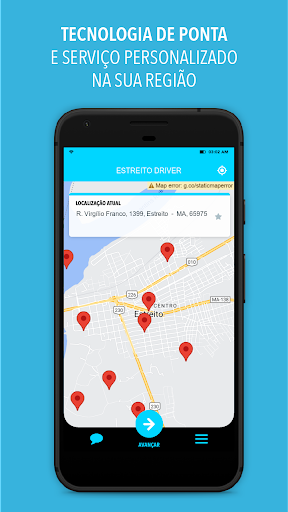 Android application Estreito Driver screenshort