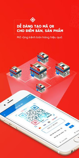 Android application QRPAY - Cho người bán hàng screenshort
