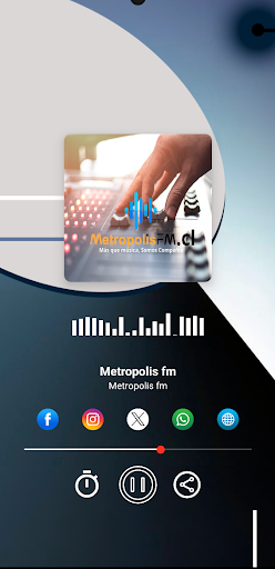 Android application Metropolis fm screenshort