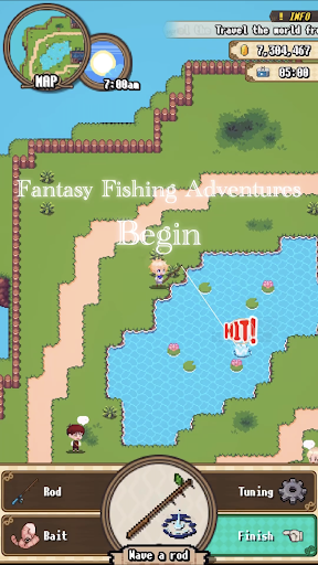 Android application Monster Fishing RPG screenshort