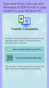 Transfer Companion: SMS Backup Unknown