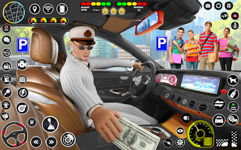 Parking Car Driving School Sim