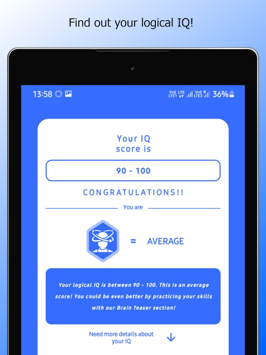 Logical IQ Test Intelligence Test