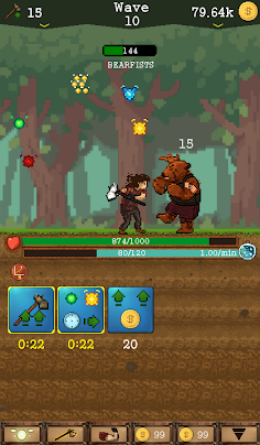 Lumberjack Attack! - Idle Game - Screenshot 1