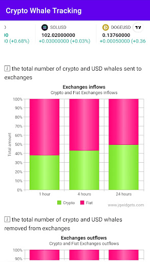 Crypto Whale Tracker App Screen 3