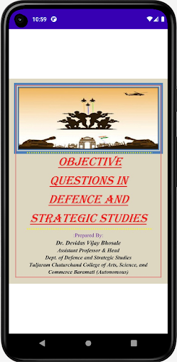 Android application Defence and Strategic Studies screenshort
