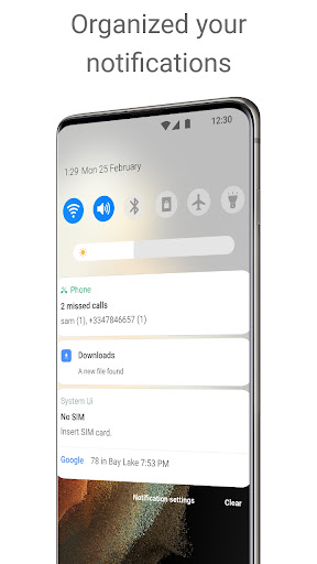 Galaxy Style Control Center Screen 2