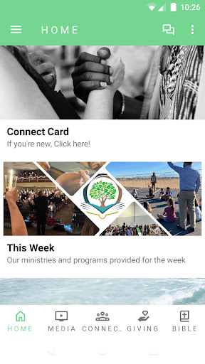 Android application Bible Baptist Church App screenshort