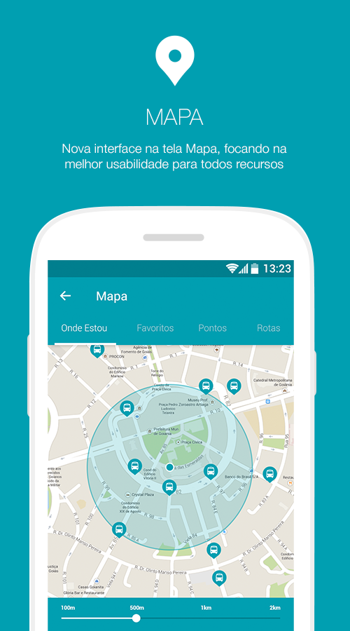Android application Gynbus Goiânia screenshort