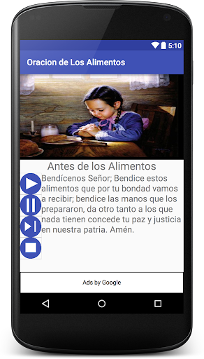 Oracion de Los Alimentos Screen 3
