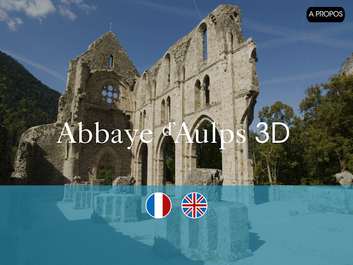 Android application Abbaye d'Aulps 3D screenshort