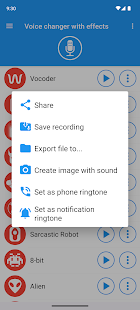 Voice changer with effects Screenshot