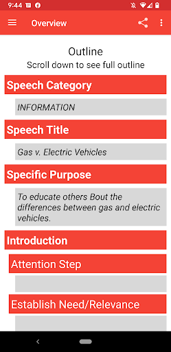SpeechShark Screen 2