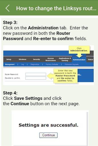linksys router setup guide Screen 3