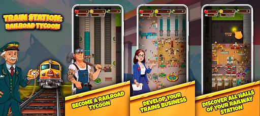 Android application Train Station: Railroad Tycoon screenshort