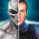 Secret Agent Vs Alien Invasion: Free Shooting Game icon