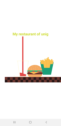 Android application yourFood screenshort