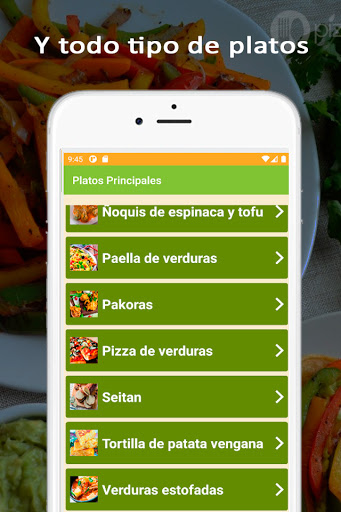 Recetas Vegetarianas Screen 3