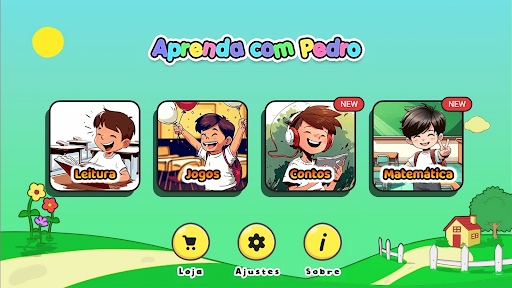 Android application Aprenda com Pedro (Português) screenshort