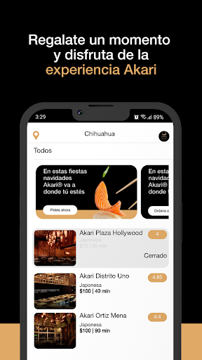 Android application Akari to Go screenshort