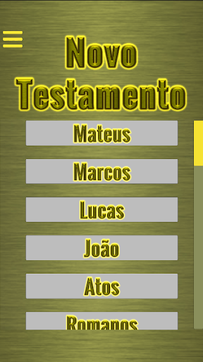 Android application Novo Testamento screenshort