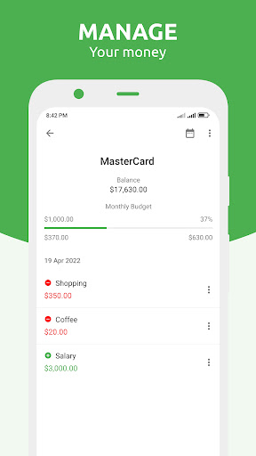 Expensee : Expense Tracker Screen 2