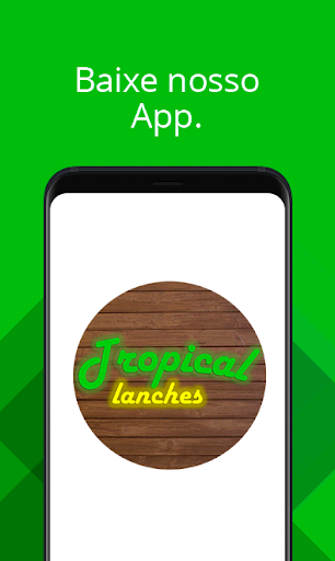 Android application Tropical Lanches screenshort