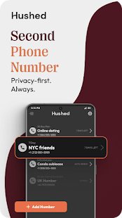 Hushed: US Second Phone Number Screenshot
