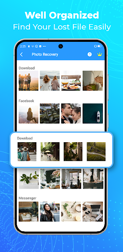 Screenshot of Deleted Photo Recovery