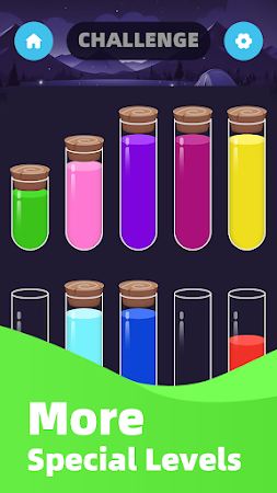 Game screenshot カラーウォーター分類 - カラーパズルゲーム apk download