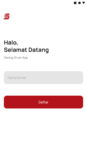 Android application Sanlog Supir screenshort