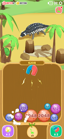 Game screenshot Динозавр 2048 apk download