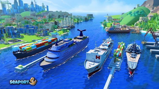 Sea Port: Cargo Boat Tycoon Screenshot