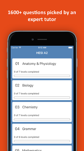 Android application HESI A2 Exam Prep 2019 Edition screenshort