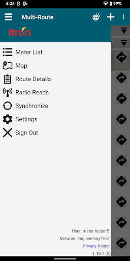 Android application Temetra Mobile screenshort