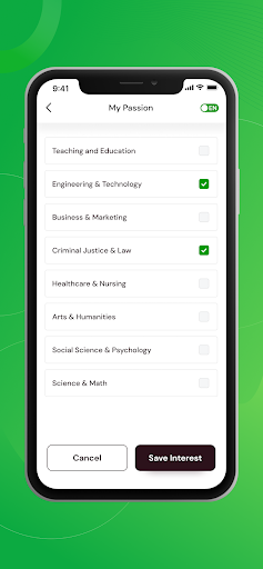 College Connect Screen 3